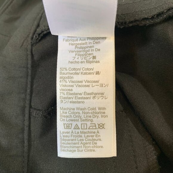 J. Crew black Kelsey flare pant cotton stretch crop length casual career pants - Picture 8 of 11